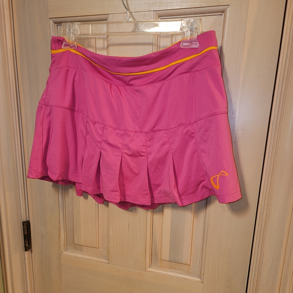 Misses sz L Tennis Skirt Athletic DNA skort Hot Pink